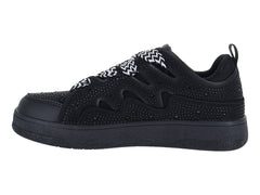 Tenis ATOK Negros con Brillos para Mujer