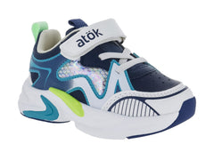 Tenis ATOK Gris Oscuro y Verde para Niño