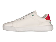 Tenis Charly Blancos con Detalles Verde y Rojo para Hombre