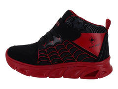 Tenis New Boys Negro y Rojo para Niño