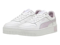 Tenis PUMA Carina Street Blanco y Lila para Niña