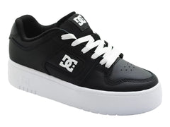 Tenis DC Shoes Manteca4 Platform Negro y Blanco para Mujer