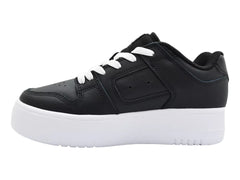 Tenis DC Shoes Manteca4 Platform Negro y Blanco para Mujer