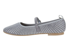 Zapatos Flats Ballerina Luna Rosa Plata para Mujer