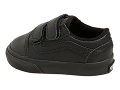 Tenis Vans Old Skool V Negros para Niño