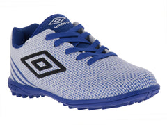 Tenis de Fútbol Umbro Toccare IV Blanco y Azul para Niño