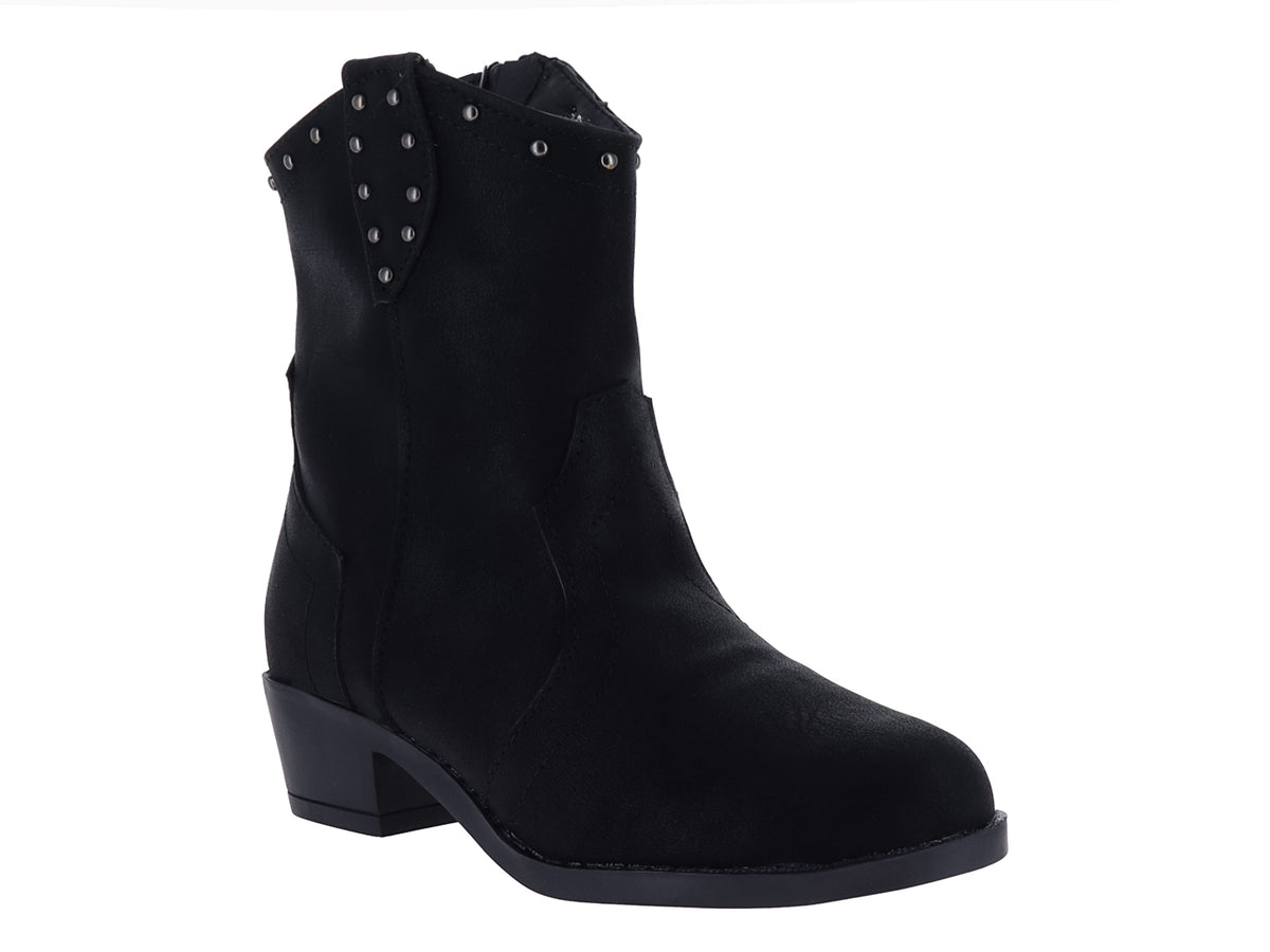 Botas Vaqueras Miroslava Negro para Niña