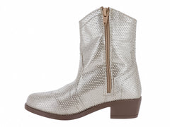 Botas Vaqueras Miroslava Oro para Niña