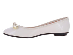 Zapatos Flats Ballerinas Moleca Blanco Off para Mujer