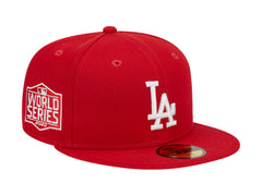 Gorra New Era Los Angeles Dodgers Rojo y Blanco