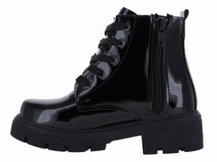 Botas Kassandra de Charol Negro para Niña