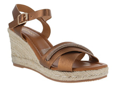 Sandalias de Plataforma Roze Color Bronce para Mujer