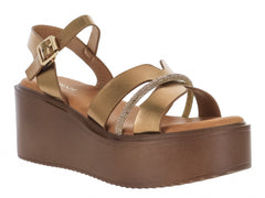 Sandalias ROZE Color Bronze para Mujer