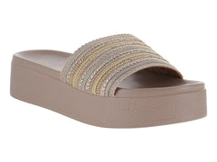 Sandalias Roze Plataforma Champagne para Mujer