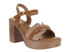 Sandalias ROZE Plataforma Café para Mujer