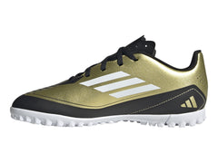 Taquetenis Adidas F50 Club Messi Dorado para Niño
