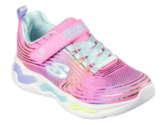 Tenis Skechers Wavy Beams Rosa Multicolor para Niña