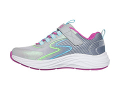 Tenis Skechers Go-Run Accelerate Gris Multicolor para Niña