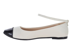 Zapatillas Moleca Blanco y Negro para Mujer