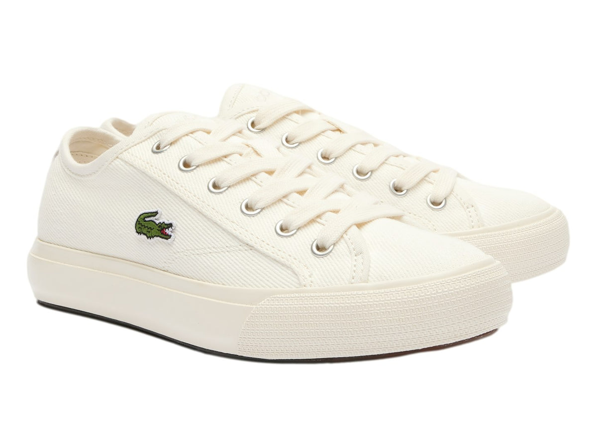 Tenis Lacoste Backcourt 124 Blanco Hueso para Mujer