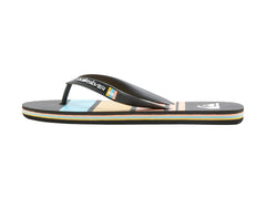 Sandalias Quiksilver Molokai Stripe Negro para Hombre