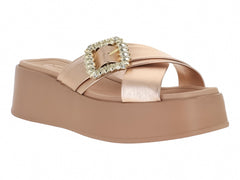 Sandalias Beira Rio Oro Rosado para Mujer