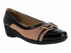 Zapatos de Cuña Piccadilly Color Nude para Mujer