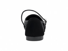 Zapatos Planos Roze Negro para Mujer