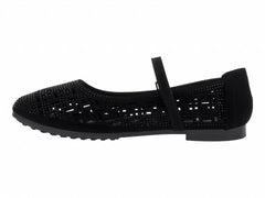 Zapatos Planos Roze Negro para Mujer
