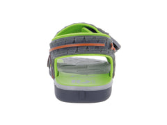 Sandalias Rider Gris Oscuro Verde para Niño
