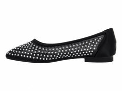 Zapatos Planos Roze Negro para Mujer