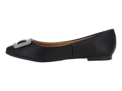 Zapatos Ballerina Luna Rosa Negro para Mujer