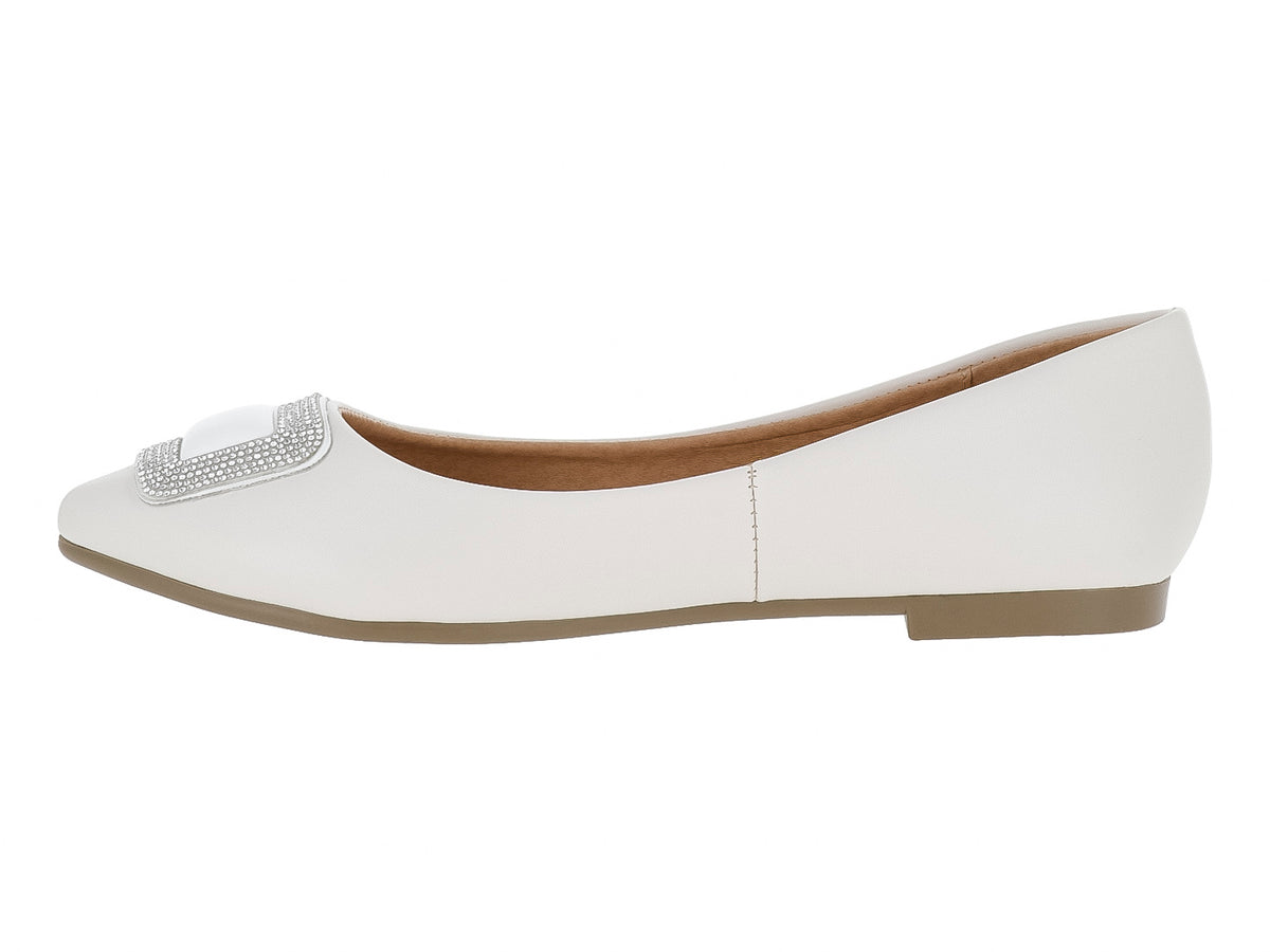 Zapatos Planos Luna Rosa Color Latte para Mujer