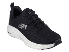 Tenis Skechers Vapor Foam Negro con Blanco para Mujer
