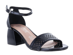 Sandalias ROZE de Charol Negro para Mujer