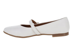 Zapatos Planos Mary Jane Luna Rosa Color Latte para Mujer
