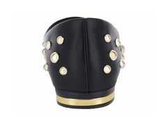 Zapatos Planos Luna Rosa Negros para Mujer