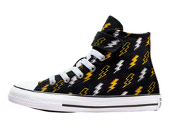 Tenis Converse Chuck Taylor All Star Electric Bolt Negro para Niño