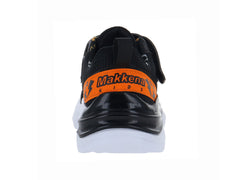 Tenis Makena Negro Naranja para Niño