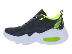 Tenis Makena Gris y Amarillo Neón para Niño