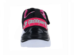 Tenis Makena Negro con Fucsia para Niña