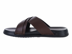 Sandalias Slide Buenissimo Color Café para Hombre