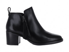 Botas Gino Cherruti Botineta Negra Dama 1508 Para Mujer