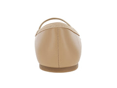 Zapatos Flats Coqueta Beige para Niña