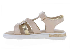 Sandalias Coqueta Color Oro para Niña