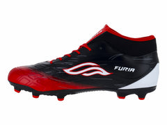 Tenis Taquetes Furia Speed Negro con Rojo para Hombre