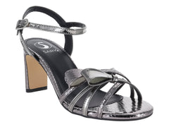 Sandalias Sary Plateadas de Tacón para Mujer