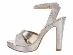 Sandalias Sary Oro Metálico para Mujer
