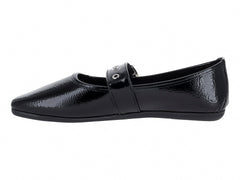 Zapatos Flats Luna Rosa Negro para Mujer