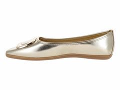 Zapatos Planos Luna Rosa Color Oro Inglés para Mujer